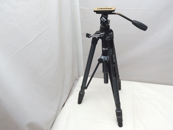 中型三脚SLIK GRAND MASTER BLACK　プラス　Velbon/ベルボンビデオ雲台FHD-41QN