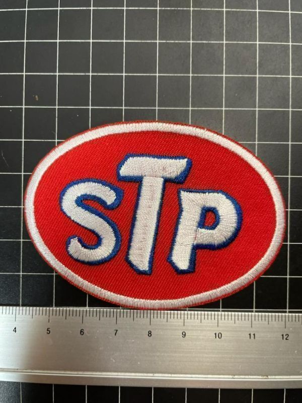 アイロンワッペン★STP★オイル★モーターサイクル