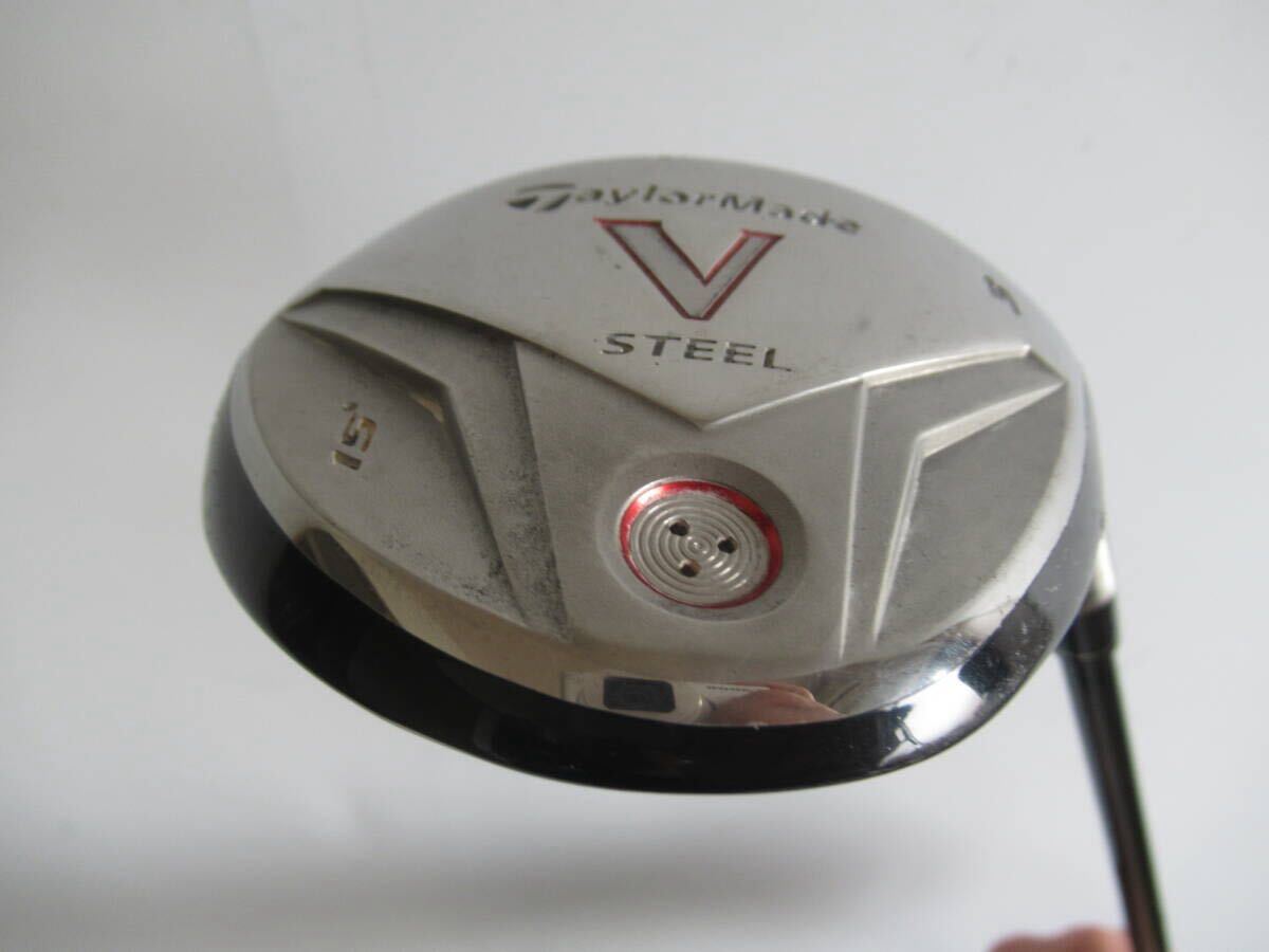 ★TaylorMade テーラーメイド V STEEL フェアウェイウッド 3W 15° 純正カーボンシャフト S L125★レア★激安★中古★　★