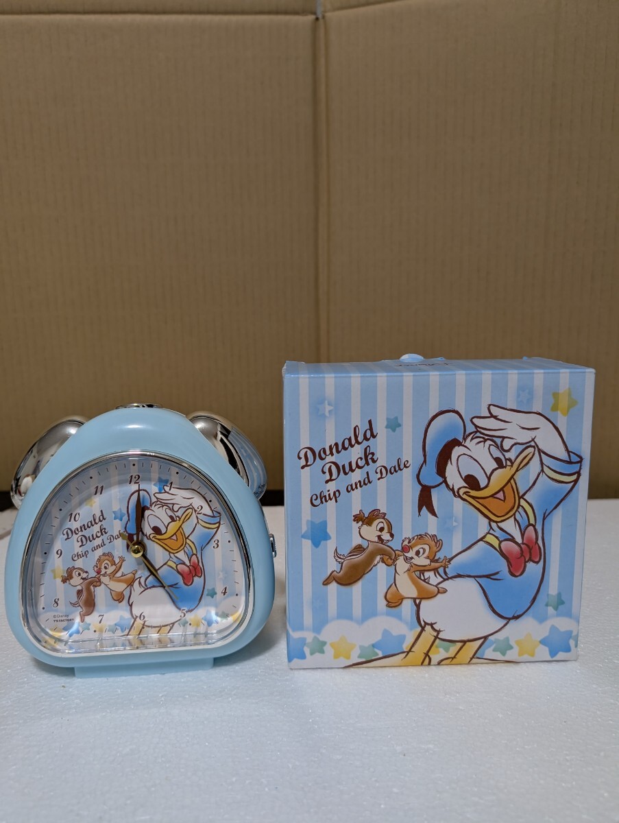 廃番 DONALD DUCK CHIP‘n’DALE ディズニー ドナルドダック チップアンドデール 目覚まし時計 ディズニーハピネス2 おむすびクロック