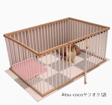 ペットサークル 犬 サークルケージ 小型 ペットフェンス ドア付き 犬ゲージ DIY 広い 屋内 脱走防止柵 屋外 取付け簡単 中型犬 犬小屋 10枚