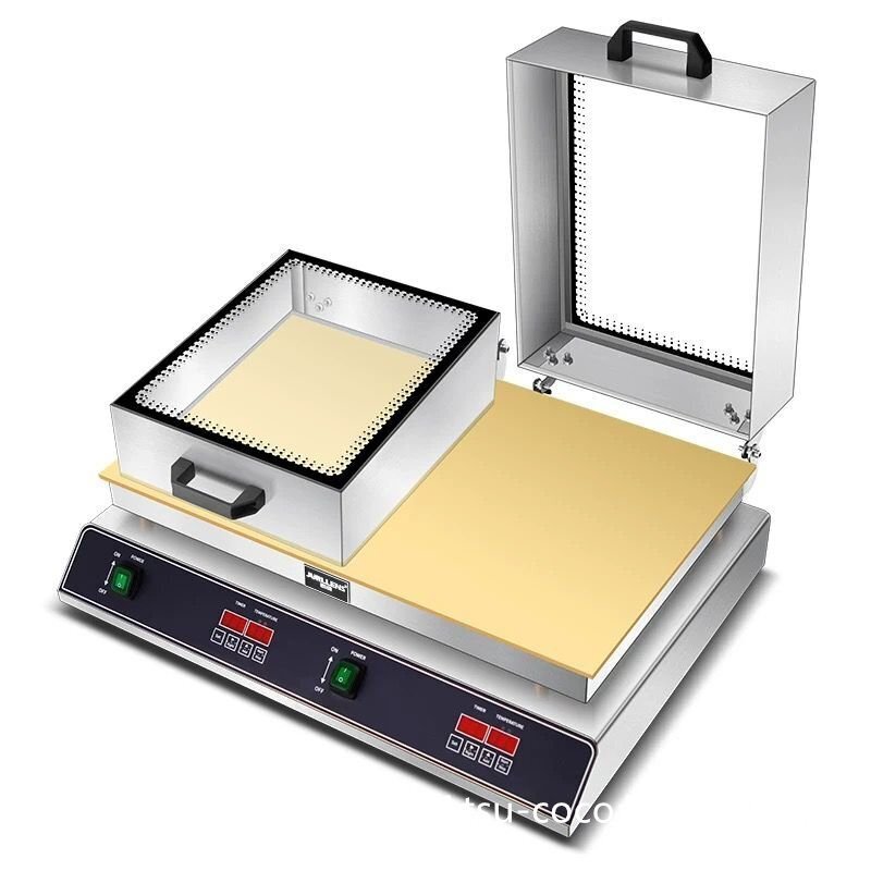 業務用目に見えるカバースフレマシン電気スフレマシン 温度範囲50~300℃ ノンスティック銅加熱プレート付き ケーキベーカー機器