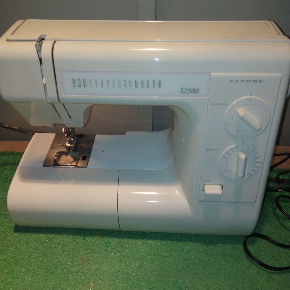 JANOME　ジャノメ ミシン S2500 皮革レザービニール フットコントローラー専用　動作確認済み　中古品