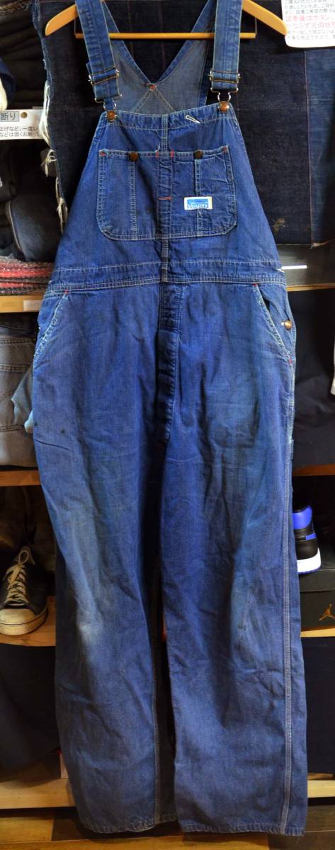 v748/MONTGOMERY WARD デニム オーバーオール 美品 60's　ヴィンテージ