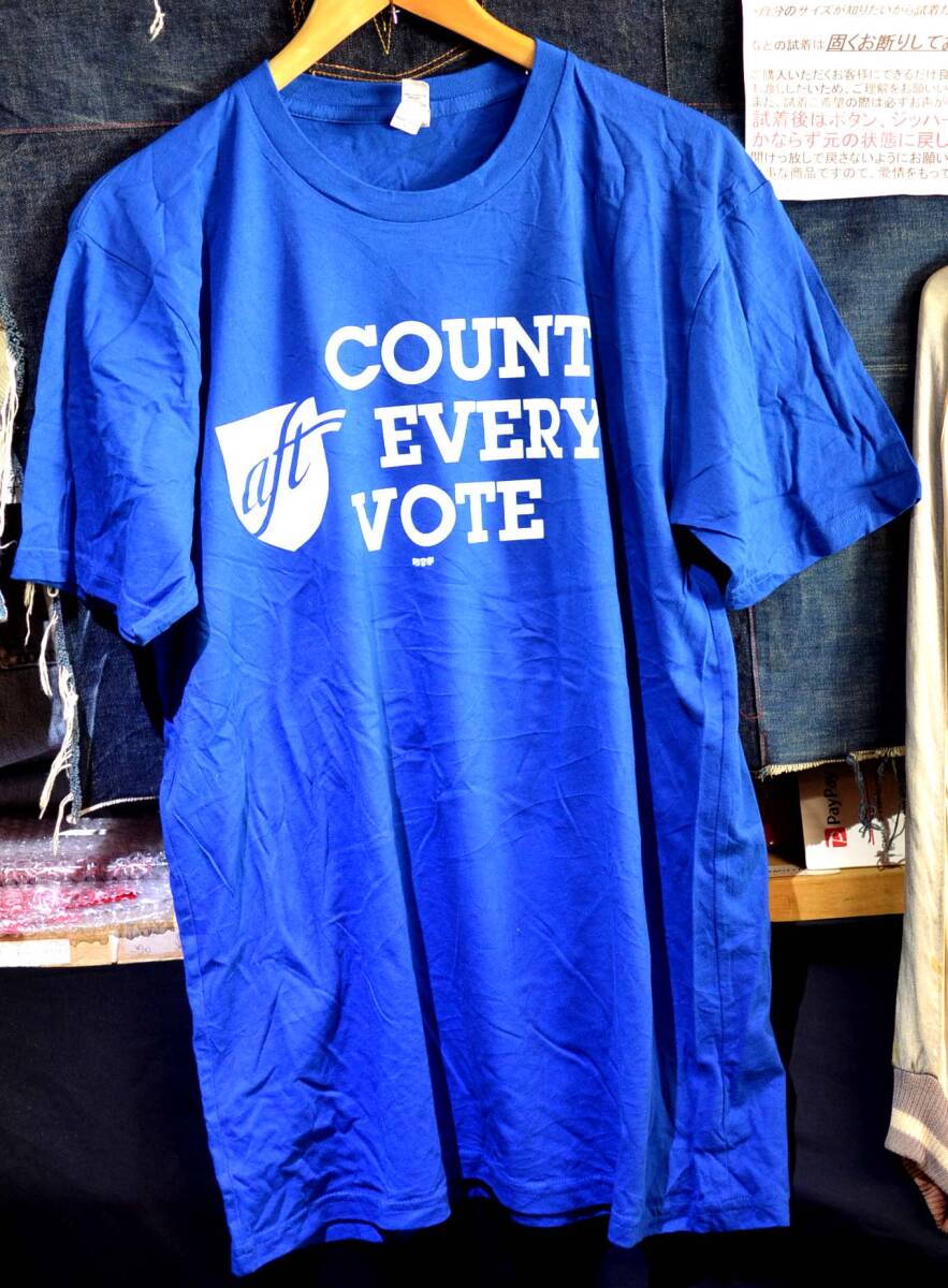 D296/アメリカ直輸入　USA Tシャツ デッドストック 新品未使用 アメリカ製