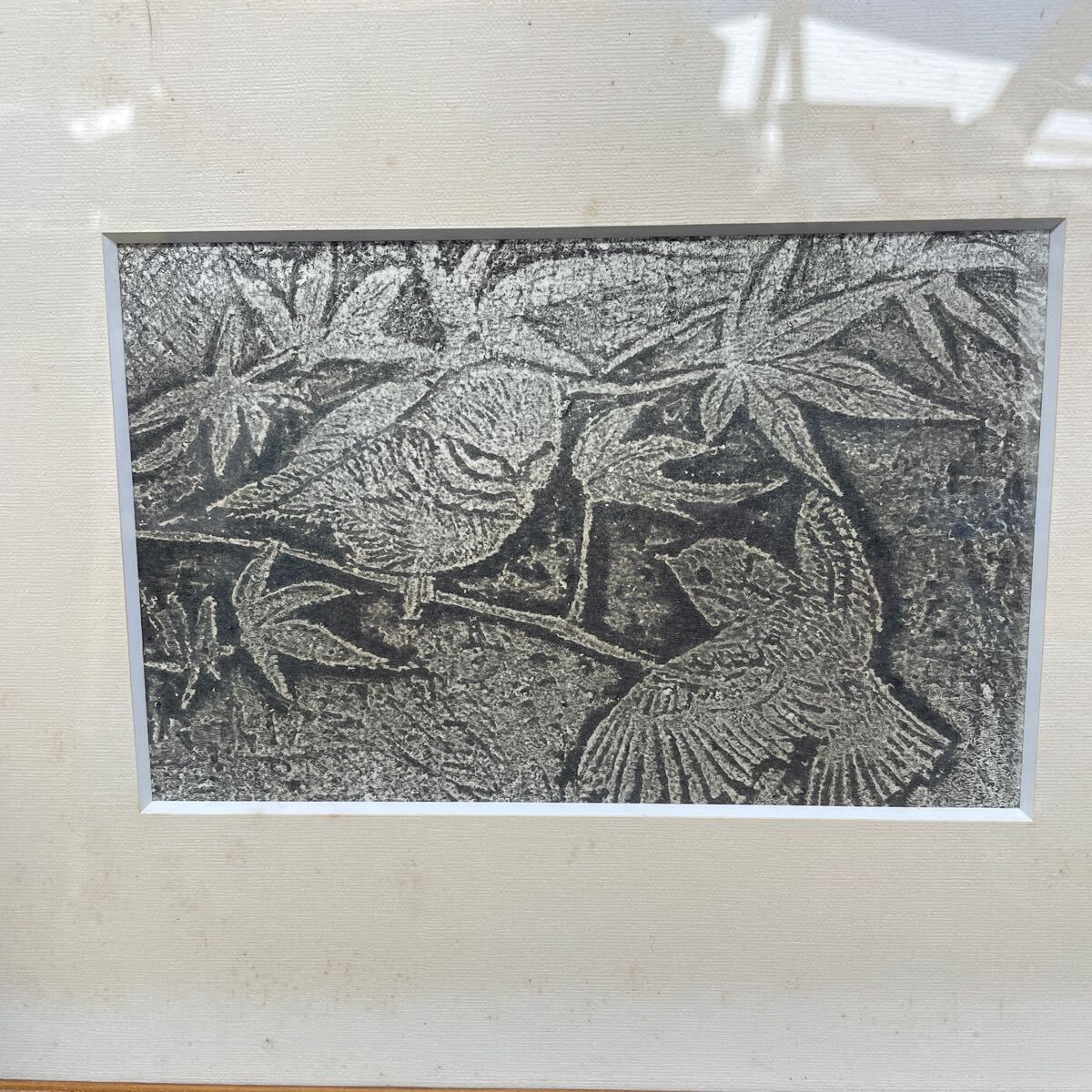木版画 額装　シリアルナンバー有り　1号さいず