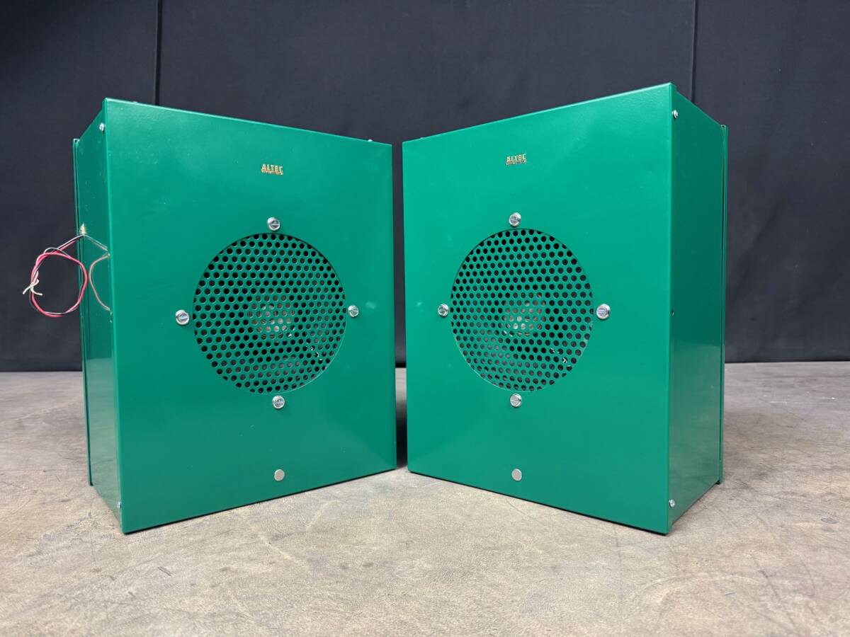ALTEC 緑キャビネット & 409-8D -20cm フルレンジ スピーカー