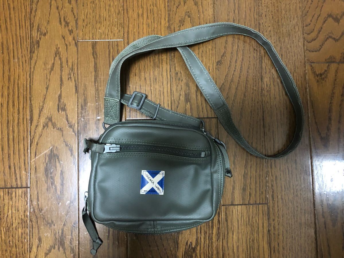美品　ラゲッジ レーベル 　ミニショルダーバッグ　カーキ 吉田カバン