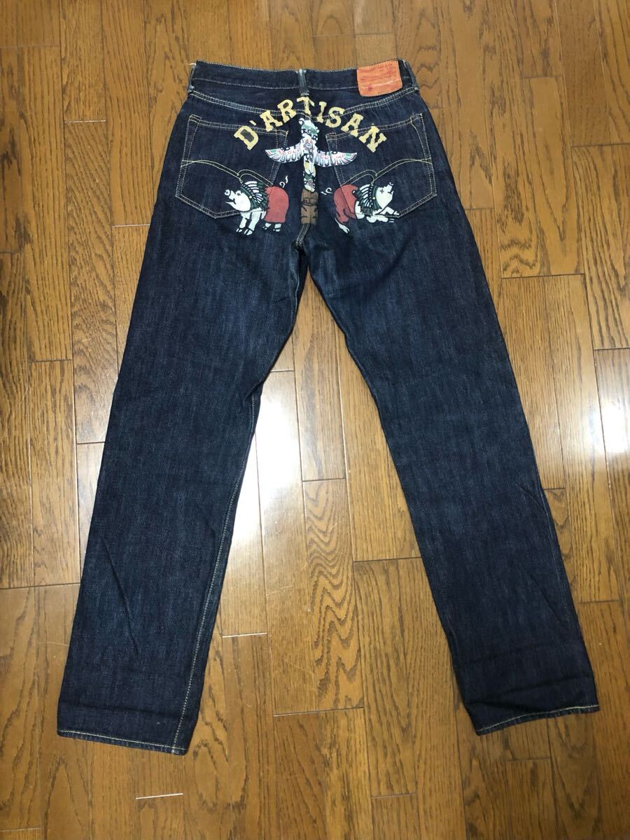 限定モデル　ステュディオダルチザン　SD601-00 濃紺　美品　W31 日本製