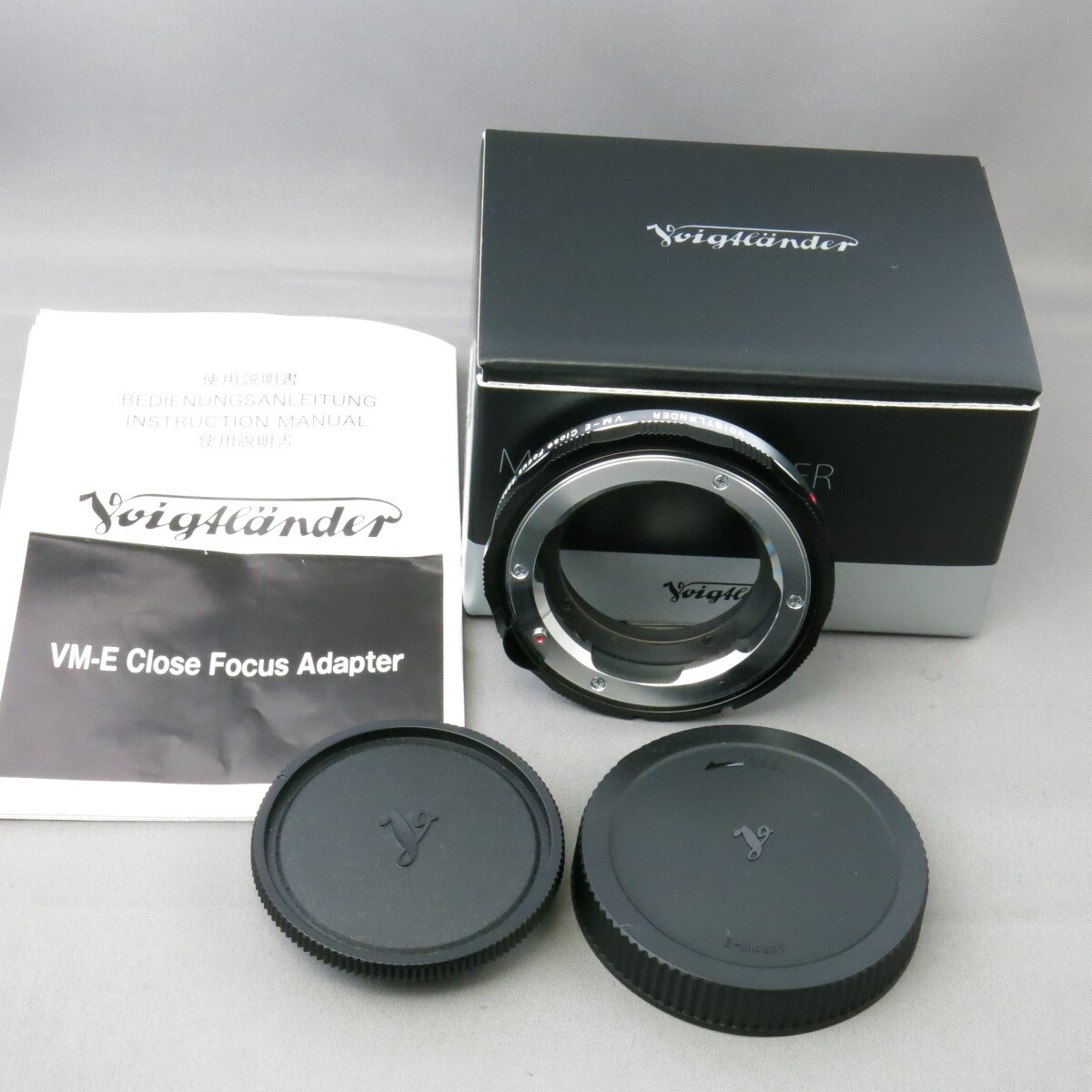 【美品】Voigtlanderフォクトレンダー　VM-E CLOSEFOCUS ADAPTER　★NO.9052