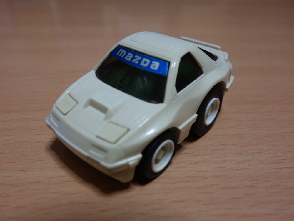 チョロＱ A-80 サバンナ RX-7 白色 日焼けあり