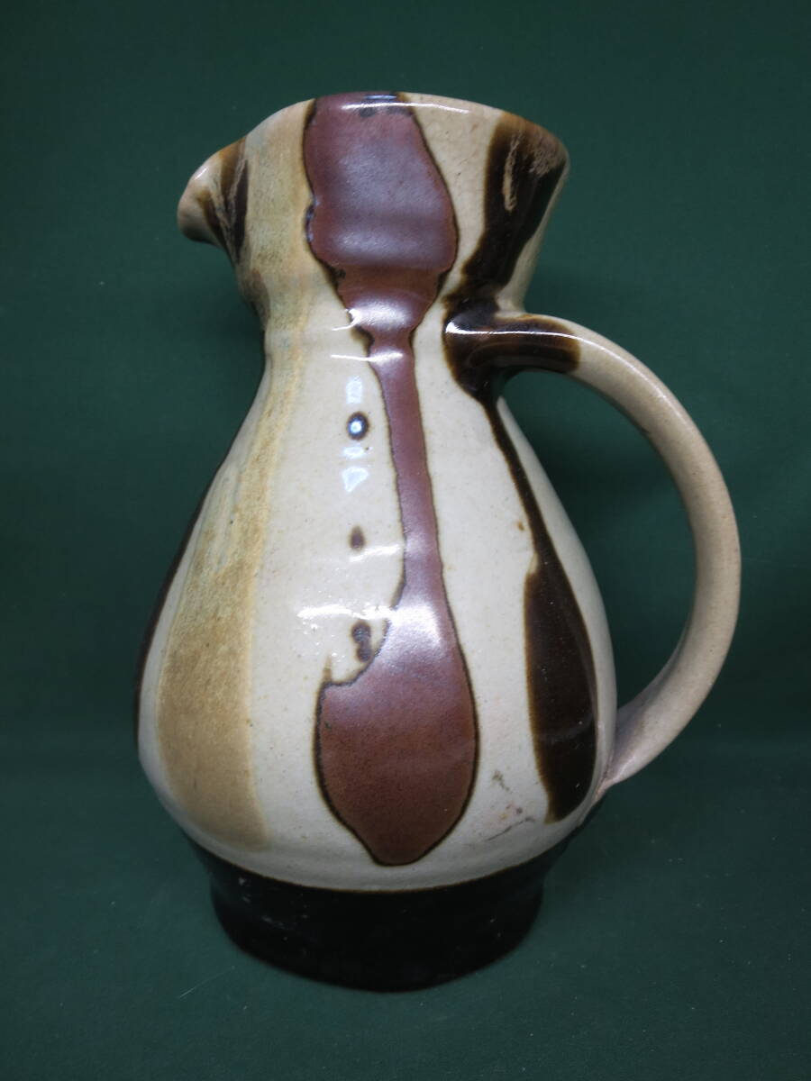 送料無料 三彩水差し 花瓶 花生 花入 花器　茶道具