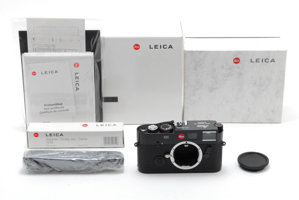 【ほぼ未使用 保障付 動作確認済】 Leica ライカ M6 TTL Millenium Edition Black Paint Rangefiner Film Camera Body #Q8970