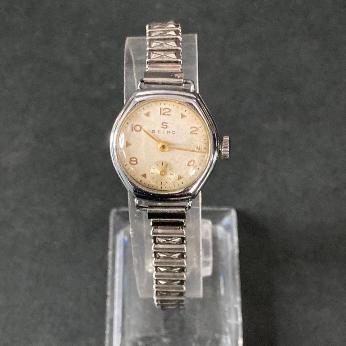 SW0221-7-3 動作確認済み SEIKO N61285 セイコー レディース腕時計 ステンレススチール かん0.9cm ケース2cm 60サイズ