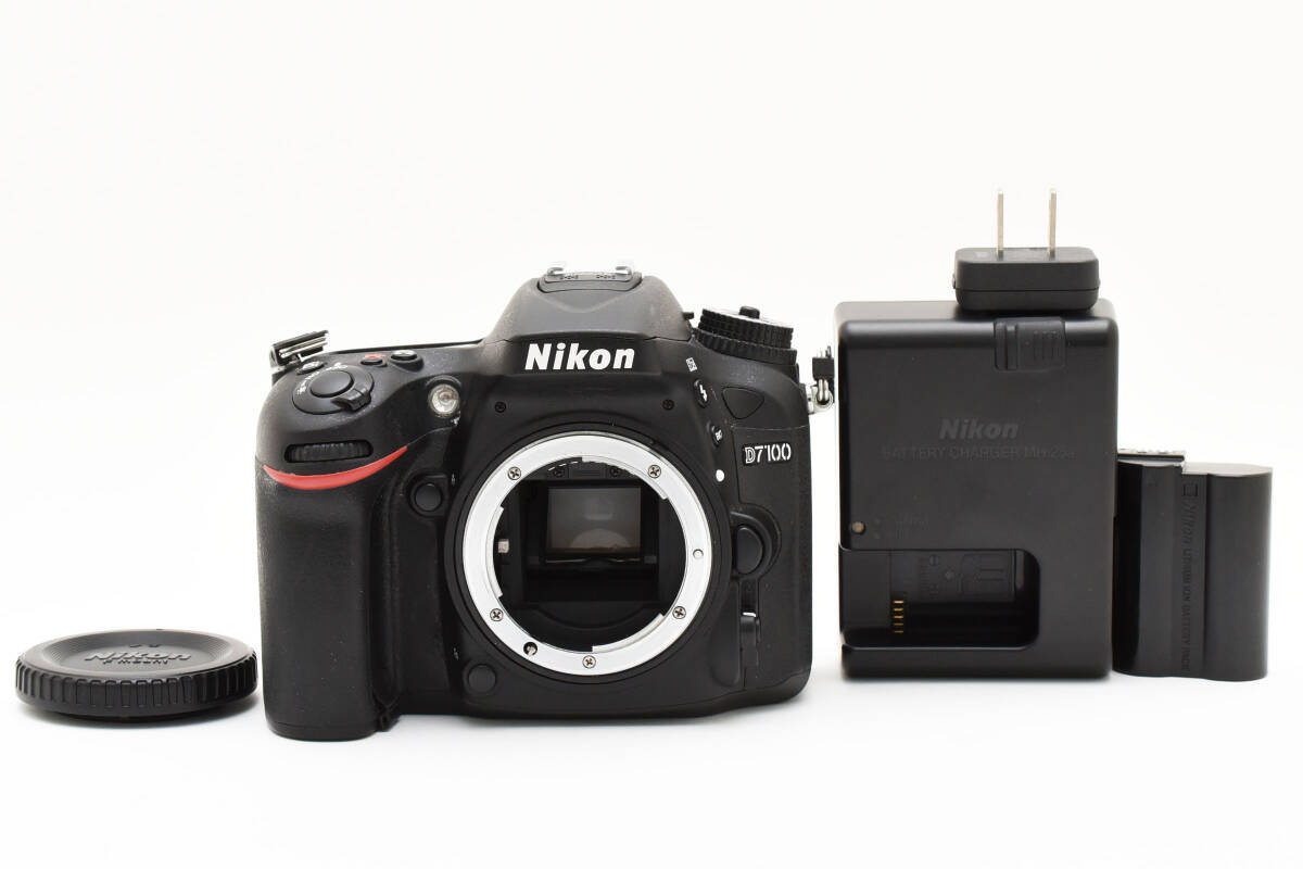 ★動作品★ Nikon ニコン D7100 ボディ デジタル一眼レフ バッテリー 充電器付