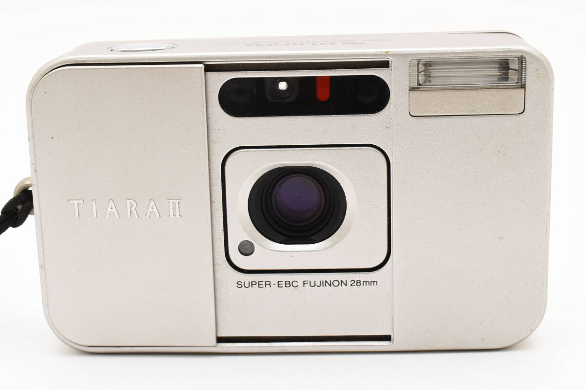 FUJIFILM 富士フィルム CARDIA mini TIARA Ⅱ Film Camera コンパクト フィルム ストラップ付　#893