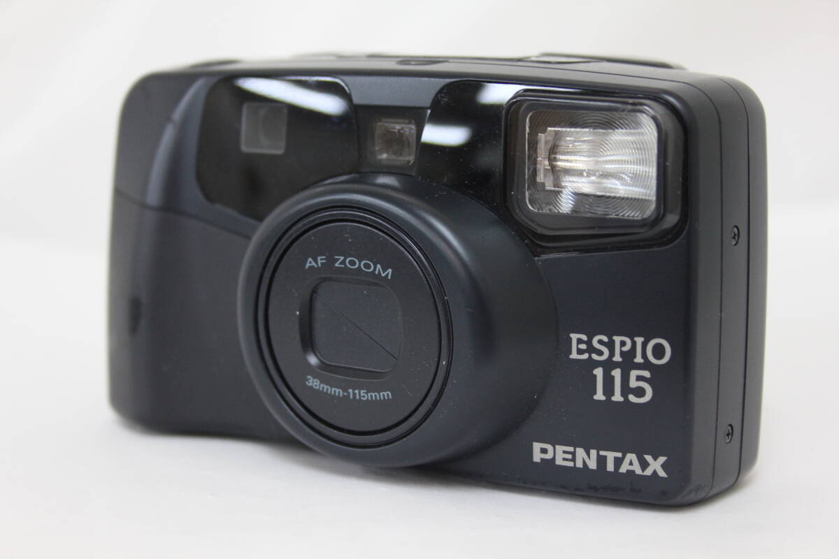 【返品保証】 ペンタックス Pentax ESPIO 115 ブラック 38-115mm コンパクトカメラ M4242