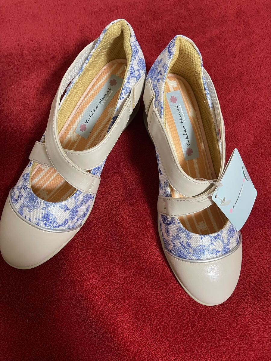 新品☆タグ付　ユキコハナイ　バレーシューズ　22.5 アキレス YUKIKO HANAI