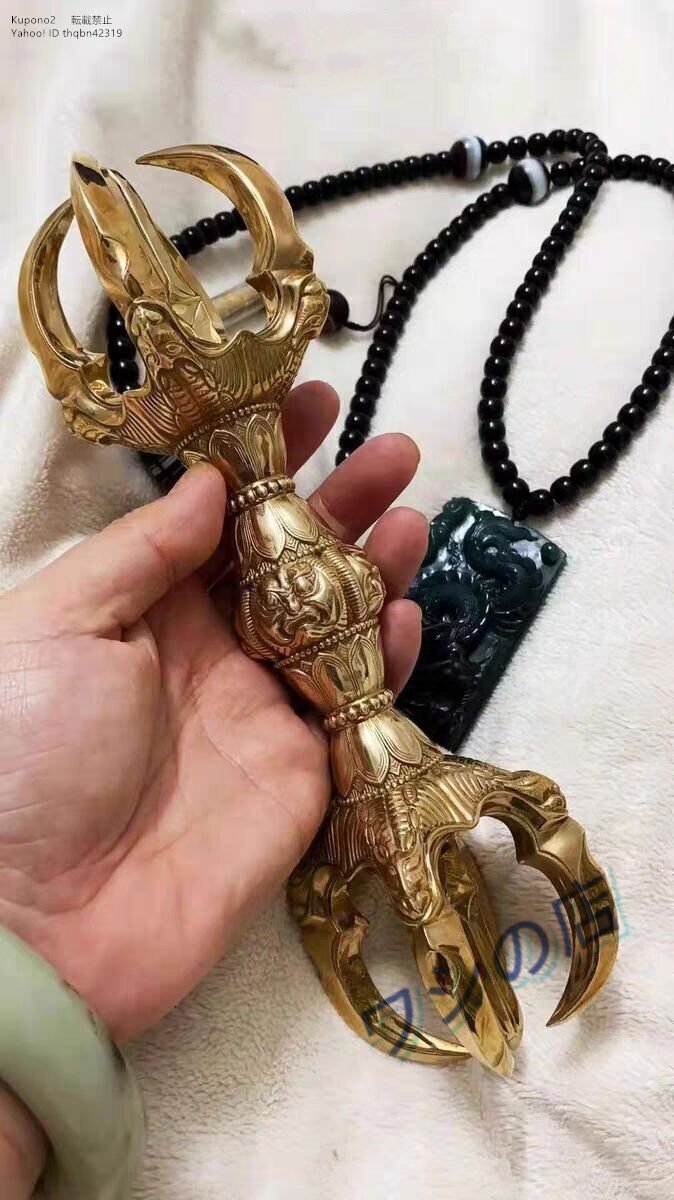 五鈷杵 密教法具金剛杵 精品 細緻長さ約23ｃｍ寺院仏具手道具 法器