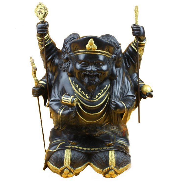 大黒天　摩訶伽羅　銅像　仏像