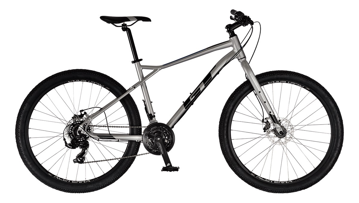 送料込 リジッド（固定）フォーク仕様 GT アグレッサースポーツ AGGRESSOR SPORTS ディスクブレーキ付 L 180-195 シルバー