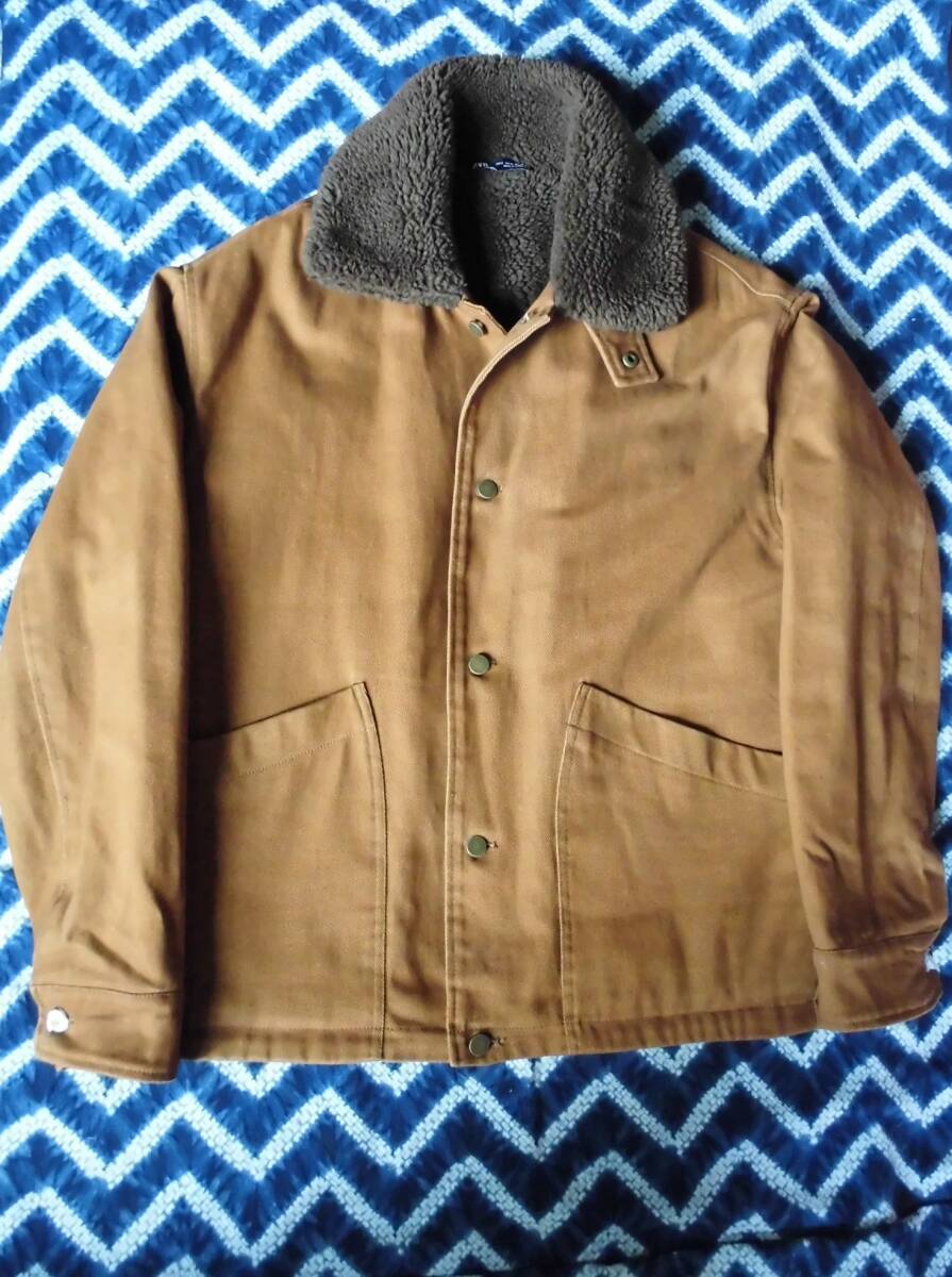 ボア付きアウター　☆　ZARA　☆　メンズ　☆　茶色　☆　未使用品　☆　