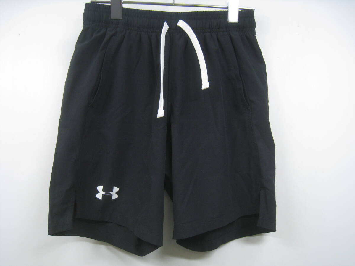 UNDER ARMOUR アンダーアーマー キッズ 子供 男の子 ショートパンツ ハーフパンツ 黒 ブラック サイズ150/63