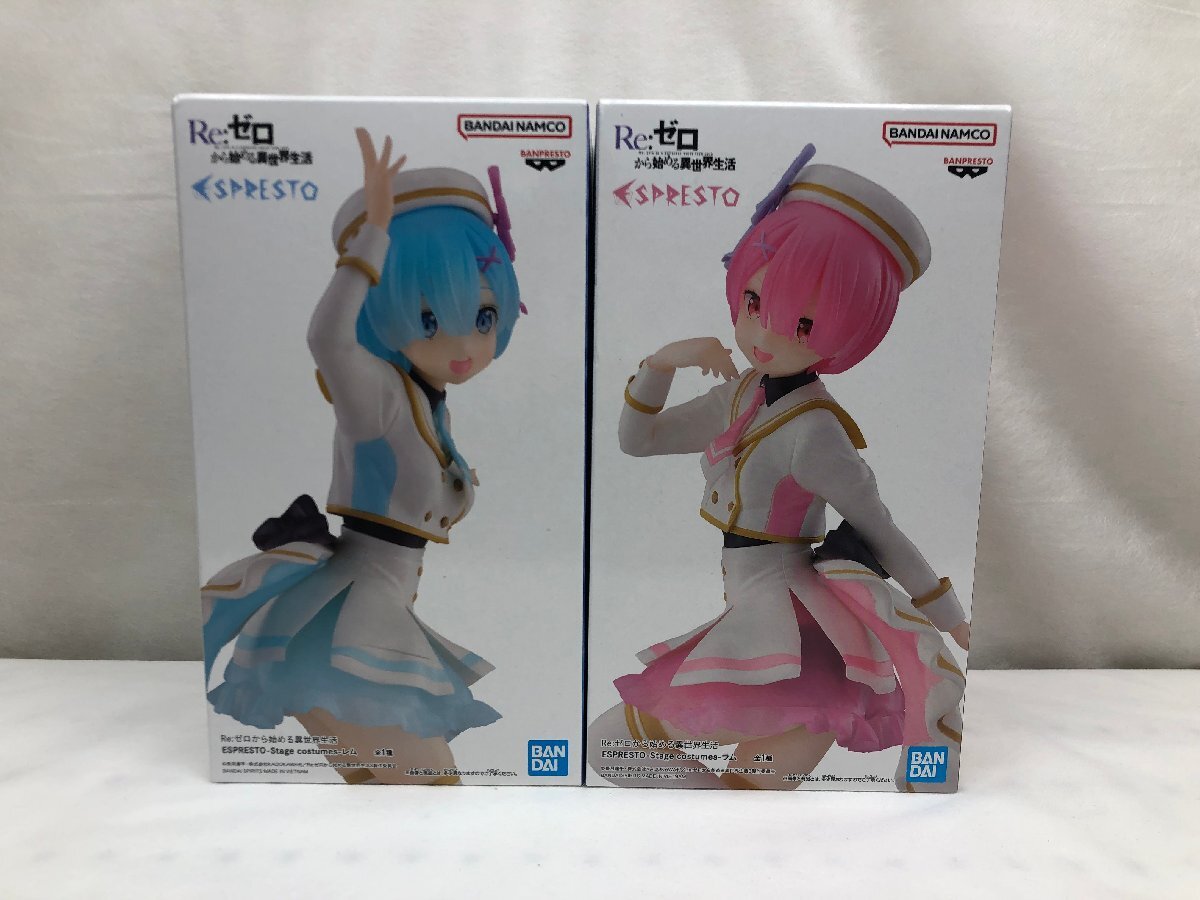【未開封】バンプレスト Re:ゼロから始める異世界生活 ESPRESTO-Stage costumes- ラム　レム　２個まとめ