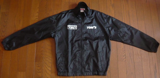 ☆TRD☆トヨタ☆TOM'S☆トムス☆TOYOTA☆Racing Development☆正規品☆ジャケット/ブルゾン☆前面、背面ロゴプリント☆ブラック☆Mサイズ☆