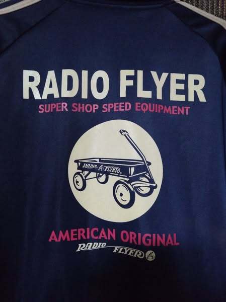 ★激レア！★即決★RADIO FLYER　ラジオフライヤー/ジャージ　トラックジャケット/Mサイズ/身長１６５～１７５/ネイビー/紺色/送料600円～