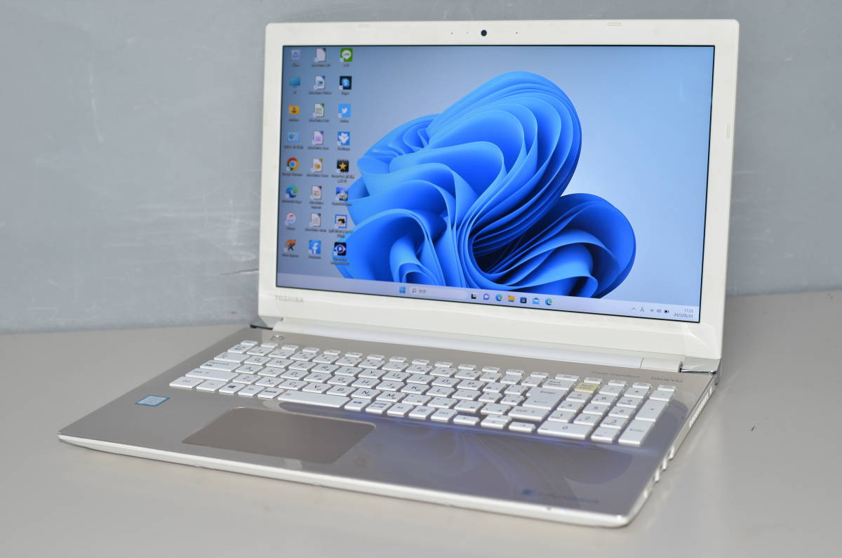 訳あり ノートパソコン Windows11+office 東芝 P1-X5JD-EG core i5-8250U/メモリ8GB/爆速SSD256GB/15.6インチ/WEBカメラ/無線/DVDマルチ