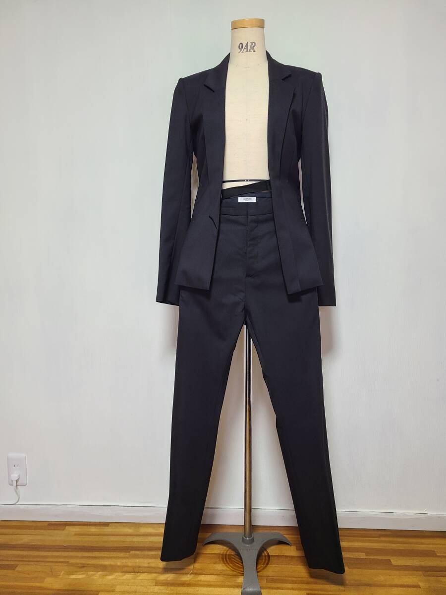 HELMUT LANG　メンズ　セットアップ　黒 100% Wool サイズ XS