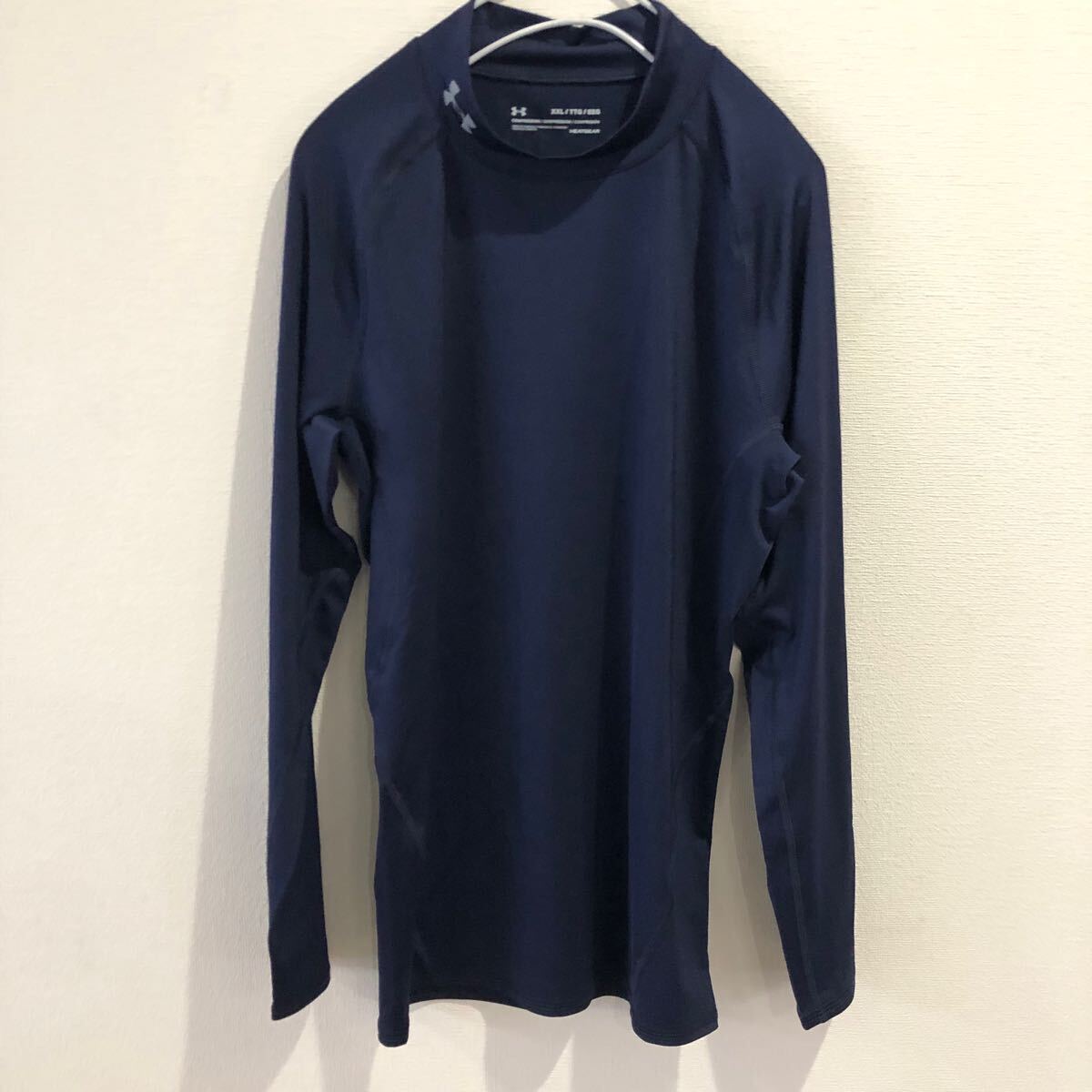 ★ アンダーアーマー UNDER ARMOUR XXLサイズ コンプレッション インナー ヒートギア モック ロングスリーブ長袖 1358577