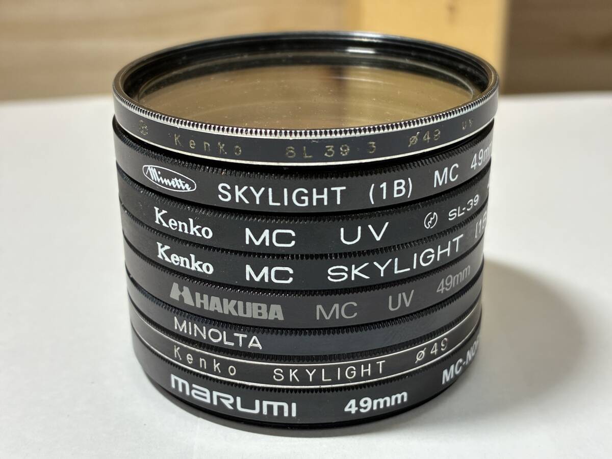 11668) 49mm MINOLTA HAKUBA Kenko などまとめ 大量