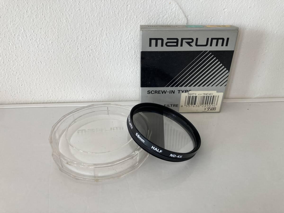 10987) MARUMI 58mm HALF ND-4X