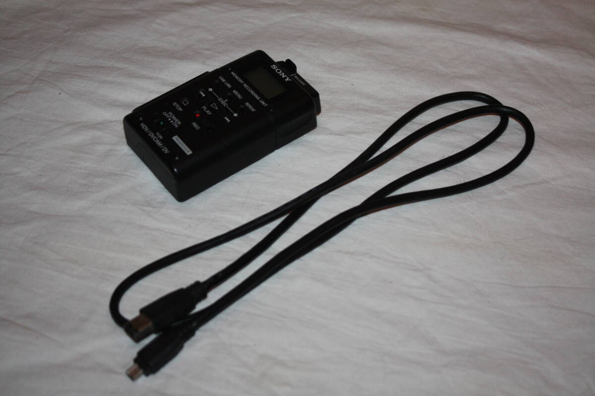 送料無料！　SONY　HVR-MRC1K　美品　レコーディングユニット　アイリンクケーブル付き（検索：PDW-、PMW-、HDR-、HXR-、HVR-、DSR-）