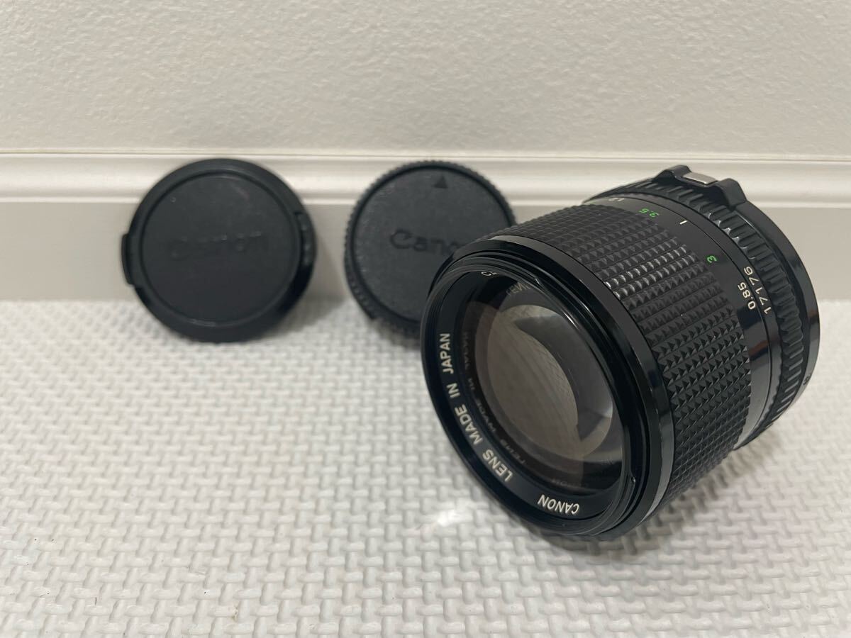 【外観美品・動作良好】Canon　LENS　FD　85mm　1.8
