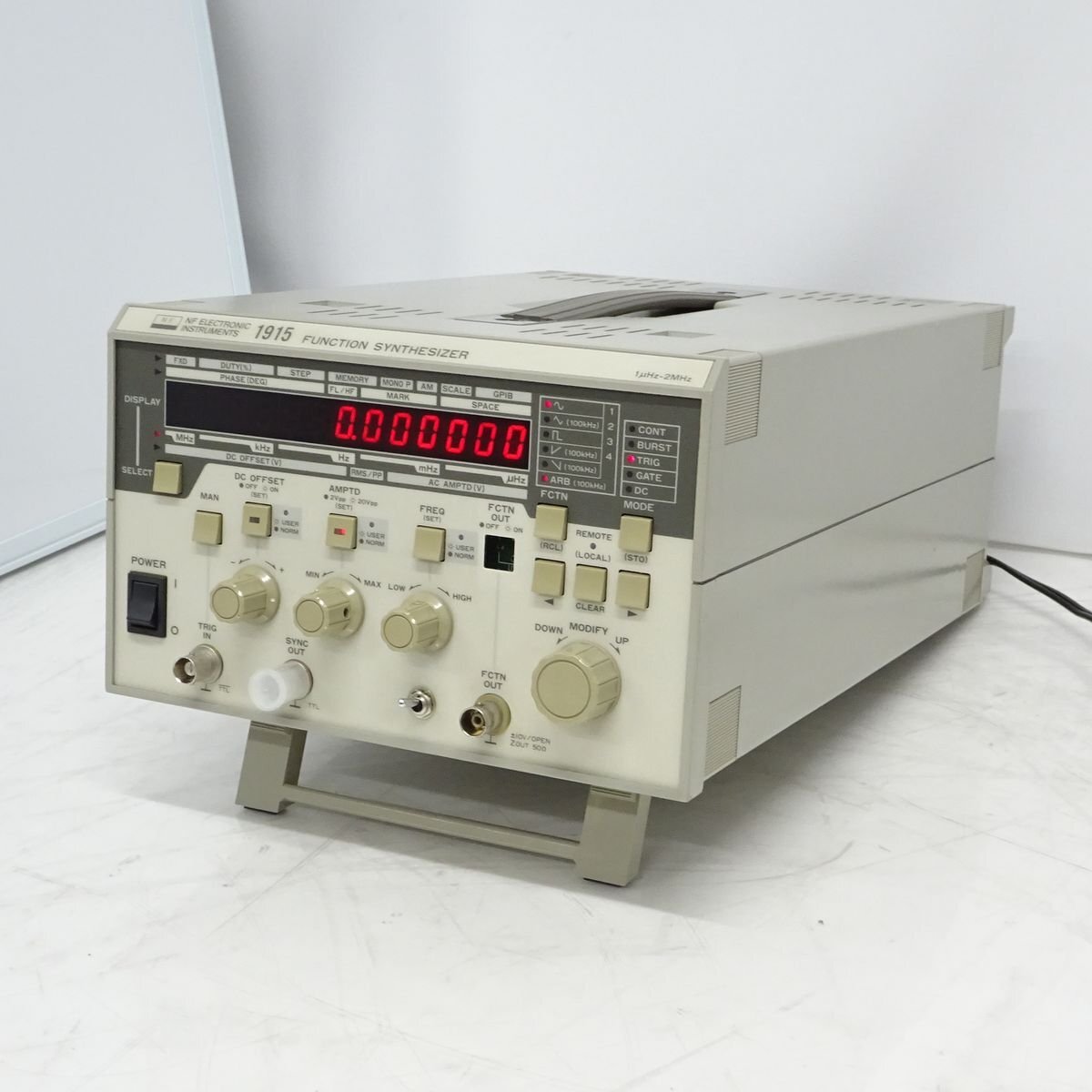 NF 1915 FUNCTION SYNTHESIZER エヌエフ回路設計ブロック ファンクション・シンセサイザー【中古/現状品】#419962