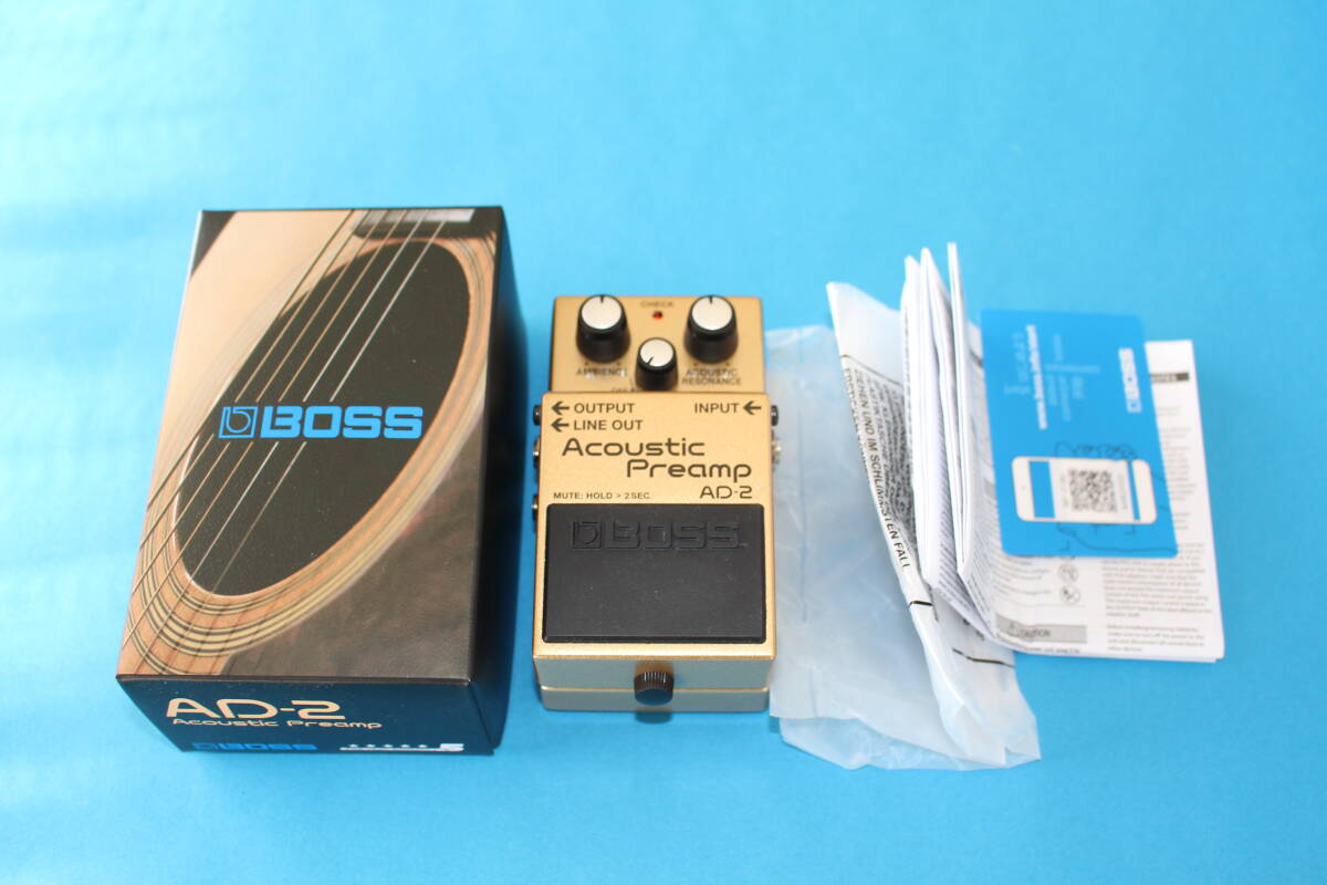 ■送料込■BOSS AD-2 Acoustic Preamp■アコースティックプリアンプ ボス■