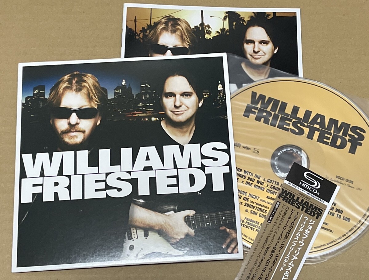 送料込 SHM-CD ジョセフ・ウィリアムス & ピーター・フリーステット - Williams Friestedt 紙ジャケット / VSCD3535