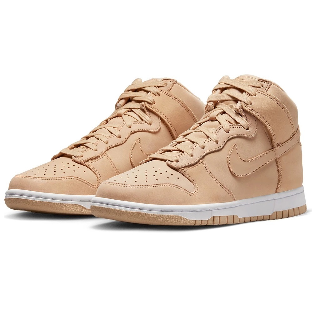 ☆NIKE WMNS DUNK HIGH PRM MF ベージュ 26.5cm ナイキ ウィメンズ ダンク ハイ プレミアム MF DX2044-201