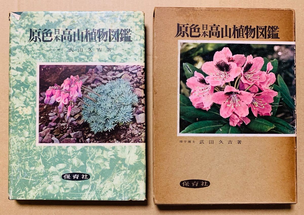 原色日本高山植物図鑑 12 古書 武田久吉 保育社 昭和34年刊行 ※改訂版ではないと思います。