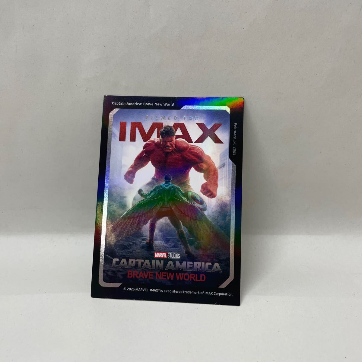 CAPTAIN AMERICA BRAVE NEW WORLD FILMED FOR IMAX カード　キャプテンアメリカ　#j02423 j9
