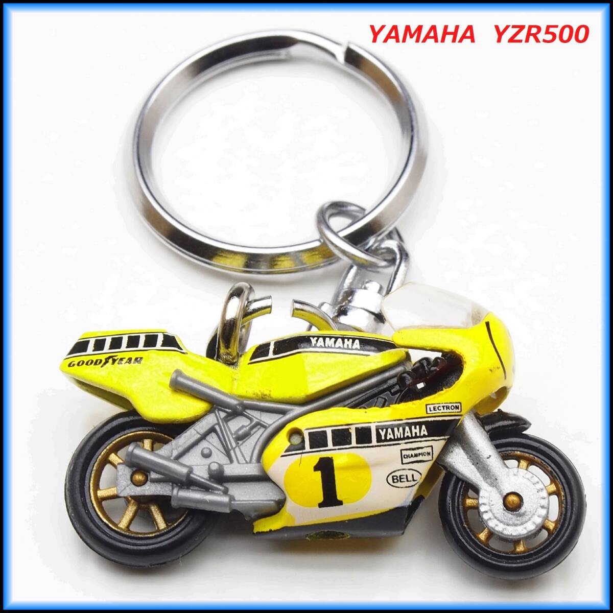 ヤマハ YAMAHA YZR500 バイク ストラップ キーホルダー マフラー ホイール カウル シート サスペンション ショック タンク ミラー ハンドル