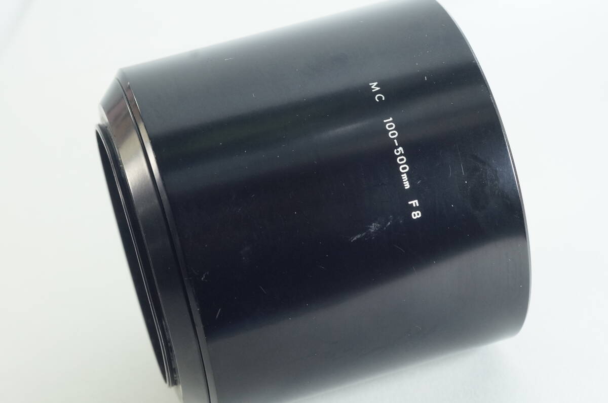 PH077『 並品』希少品 Minolta MC 100-500 F8 レンズフード メタルフード LENS HOOD