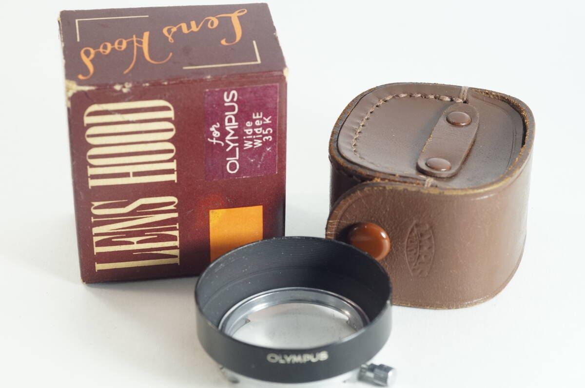 073『キレイ』OLYMPUS 内径32mm 1950年代 Wide用 オリンパスワイド用 カブセ式 メタルフード