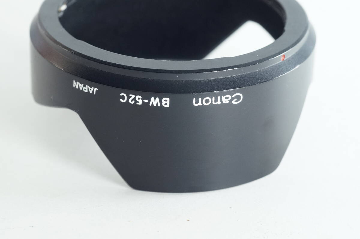 PH6群『並品』 Canon BW-52C NewFD24mm F2 NewFD24mm F2.8 キヤノン レンズフード LENS HOOD
