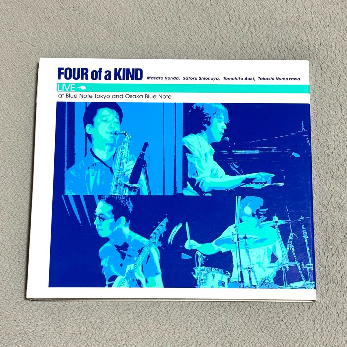 FOUR of a KIND/LIVE 本田雅人/塩谷哲/青木智仁/沼澤尚 at Blue Note Tokyo and Osaka Blue Note