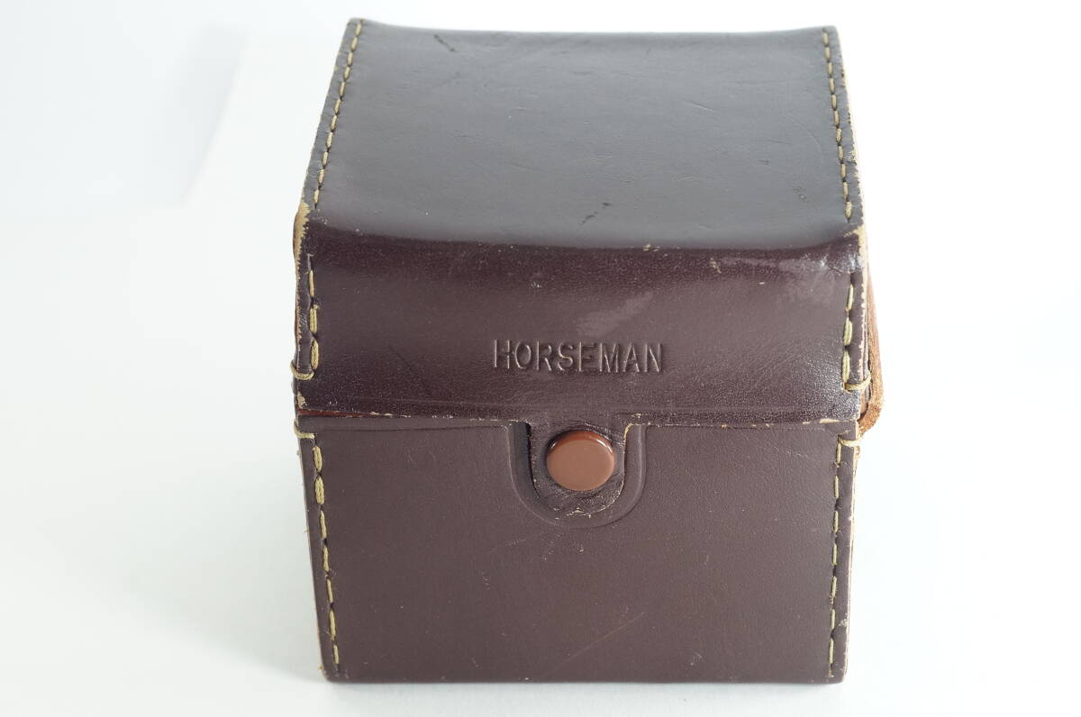 硝041【並品】 HORSEMAN レンズ 革ケース ホースマン