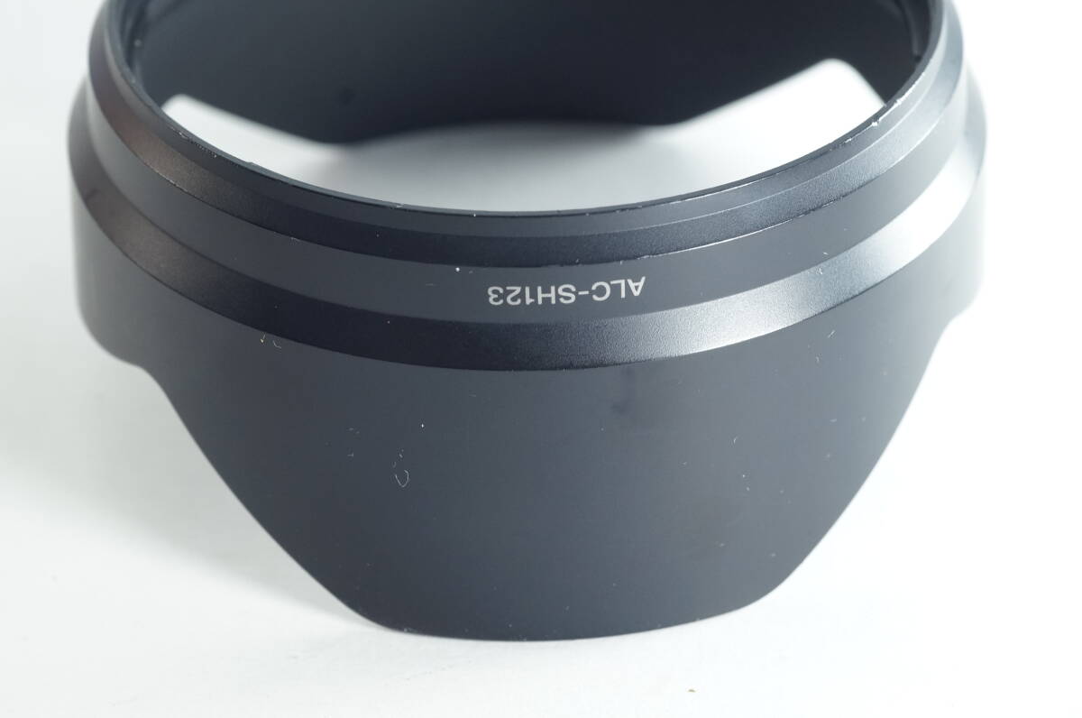 影AG『並品』 SONY ALC-SH123 ミラーレス Eマウント E 10-18mm F4 OSS SEL1018用 ソニー レンズフード LENS HOOD SHADE